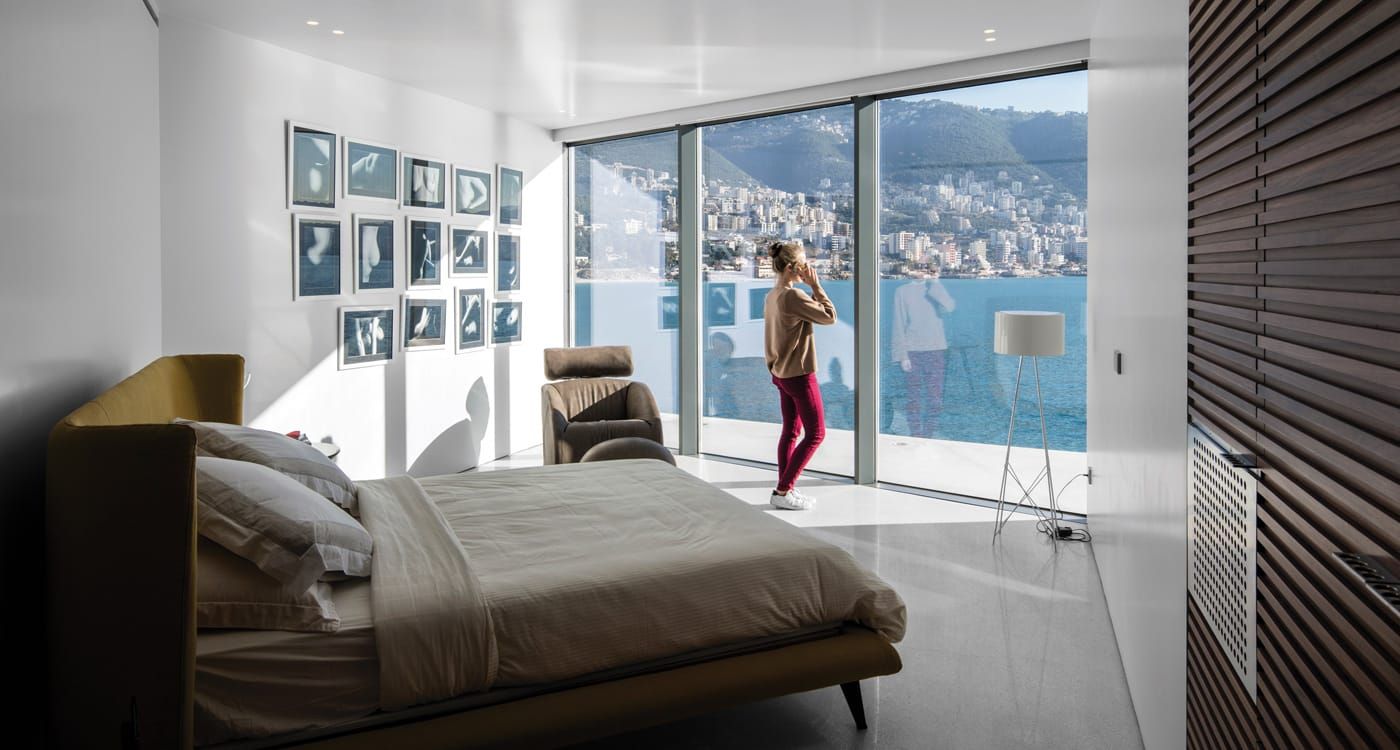 SOMA Architects Create a Stunning, Modern, Glass Home on the Edge of the Mediterranean in Lebanon