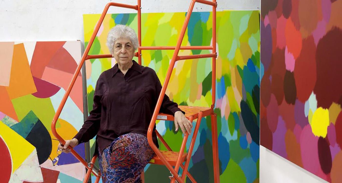 Palestinian Artist Samia Halaby has Some Thoughts on Politics and She’s not Afraid to Show It