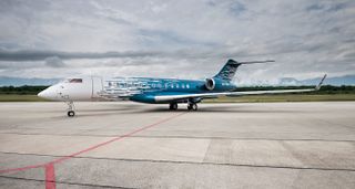 Winch Design Has Transformed a Used Bombardier Global 6000 into a Unique Modern Masterpiece