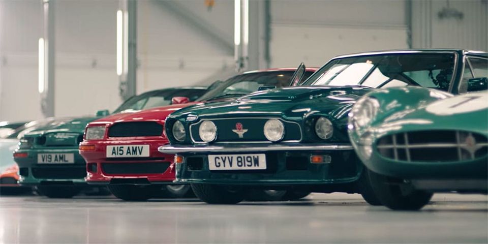 Playing with Aston Martins: 28 Stunning Vintage Cars and Three Vast Hangars