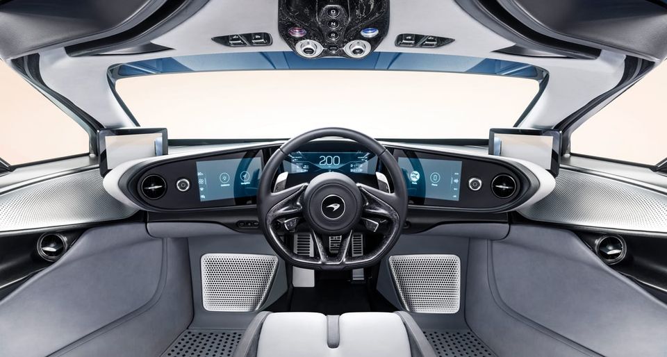 McLaren’s 250mph Speedtail Puts the Driver in an Unusual Position