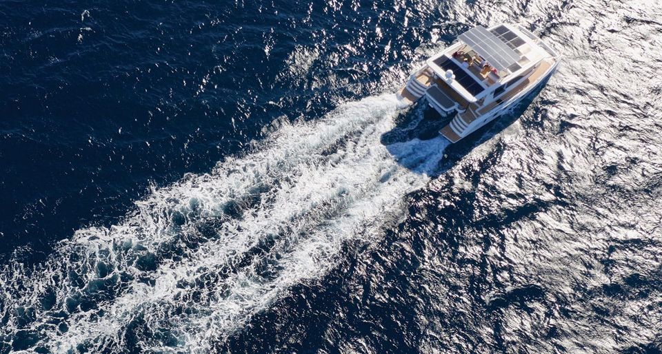 Imagine a Yacht that Glides Silently through the Water Using only the Power of the Sun. This is Not a Fantasy