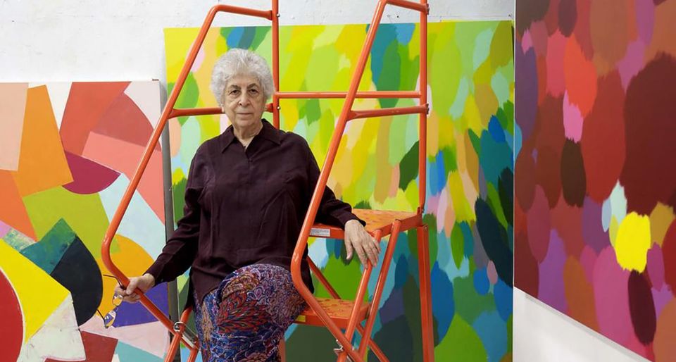Palestinian Artist Samia Halaby has Some Thoughts on Politics and She’s not Afraid to Show It
