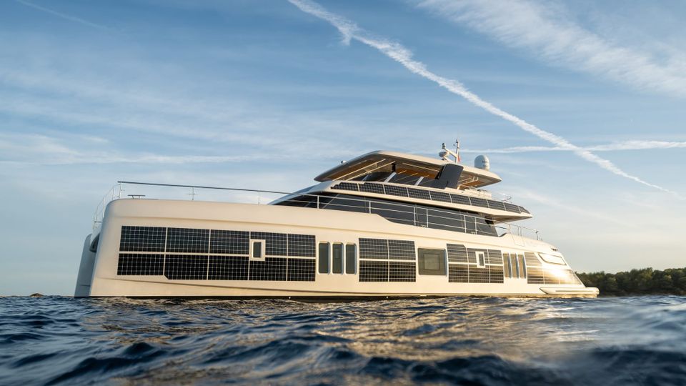 Imagine a Yacht that Glides Silently through the Water Using only the Power of the Sun. This is Not a Fantasy