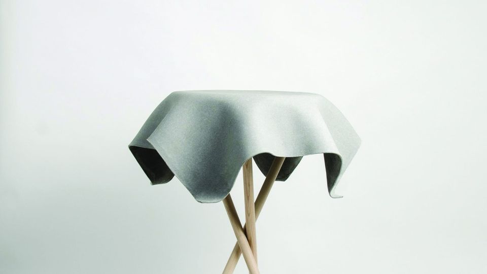 This Original Looking table By Swisspearl Stretches the Tensile Strength of Concrete
