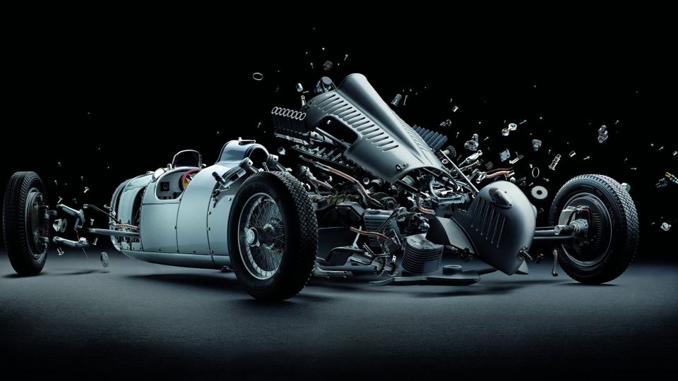 Fabian Oefner’s Automotive Explosions Are Possibly the Slowest High-Speed Images Ever Captured