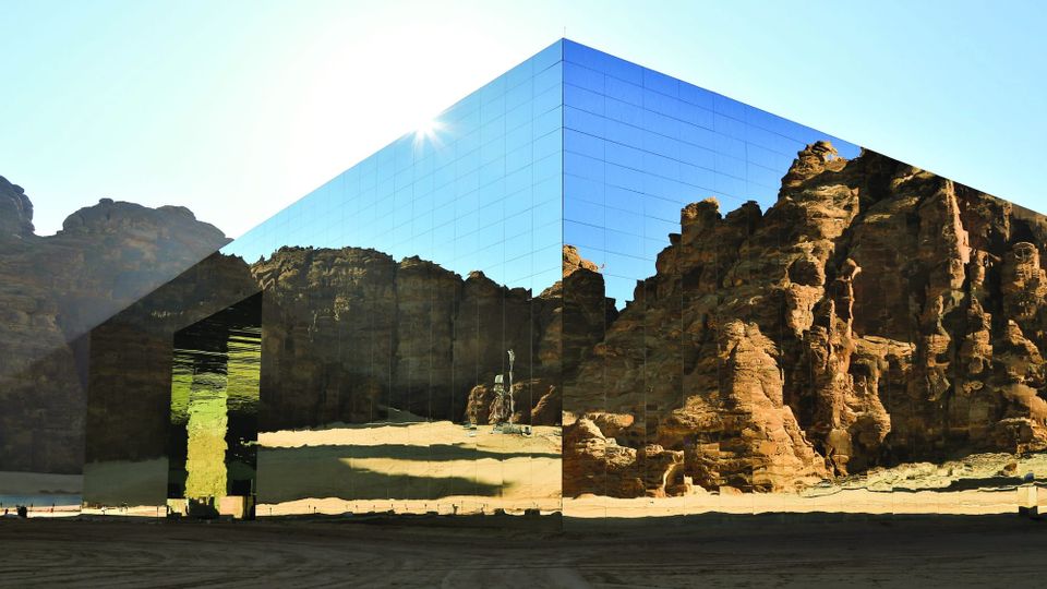 Covered in a Mirror Cladding that Reflects the AlUla Desert, the Maraya Concert Hall is a Stunner