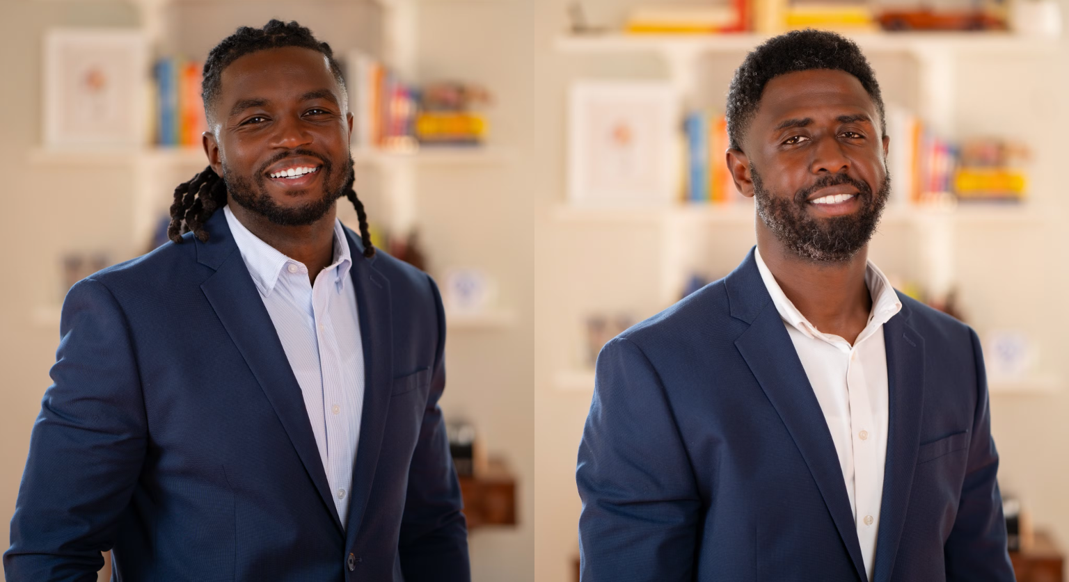 Brandon Wilson (left) and Rashad Johnson, Financial Analysts, WFA