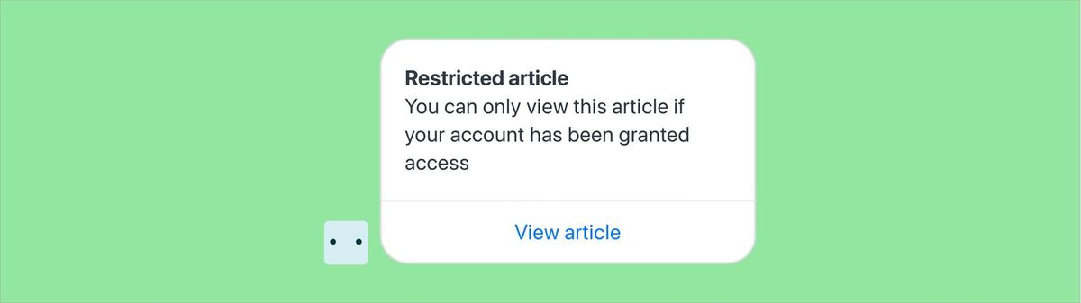 Show restricted articles in Zendesk Bots