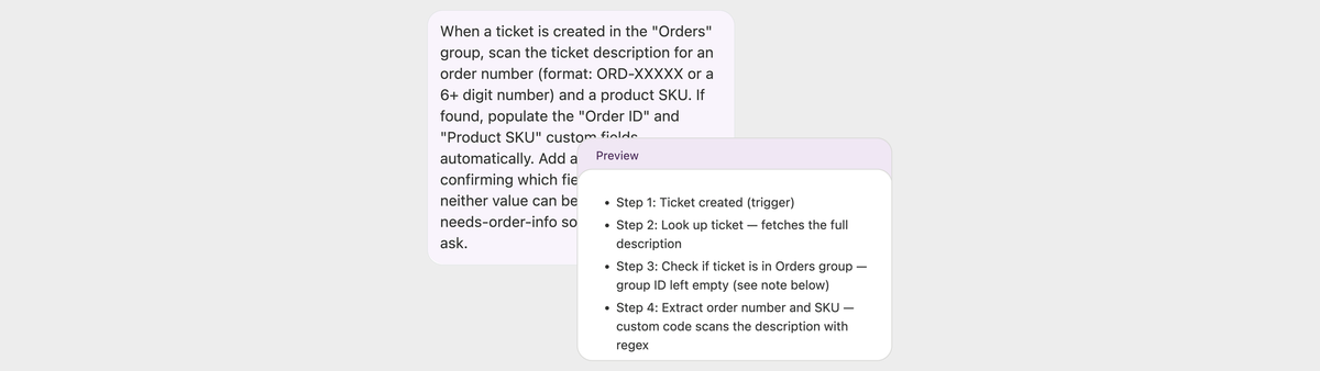 Prompting Action Flows with Admin Copilot