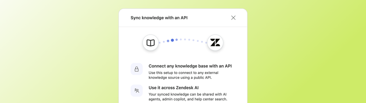 Universal  Connector for Zendesk Knowledge Graph sources