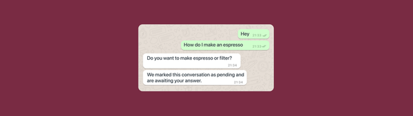 Sending out automated pending reminders via Zendesk Messaging