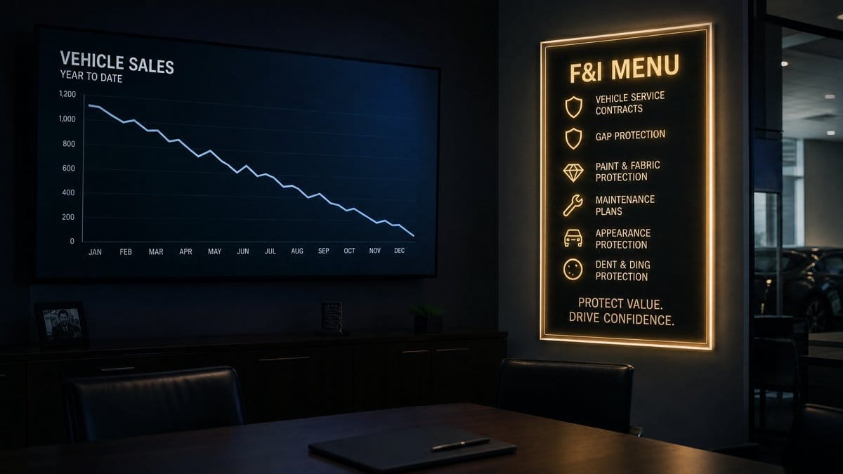 2026 Sales Are Declining 2.4%: Why Fewer Deals Means Your F&I Process Matters More Than Ever