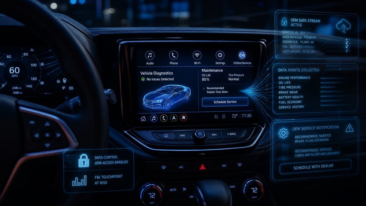 The Connected Vehicle Data Play: Why OEM Telematics Will Either Kill or Supercharge F&I