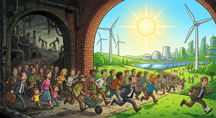 Racing to the Fossil Exit