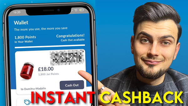 Aplicatia asta iti da £40/luna cashback pentru cumparaturi...