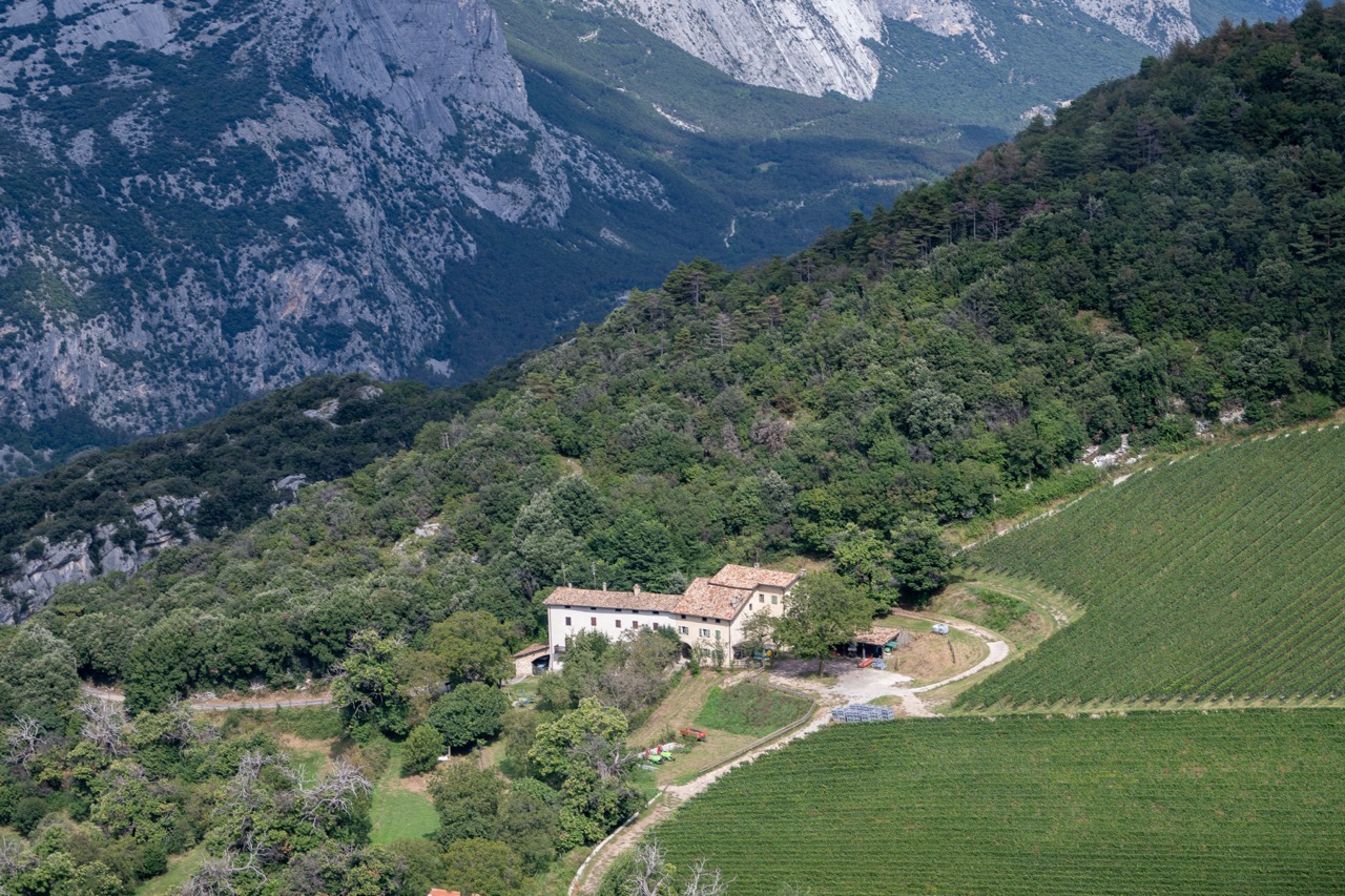 Ferrari Trento from the air