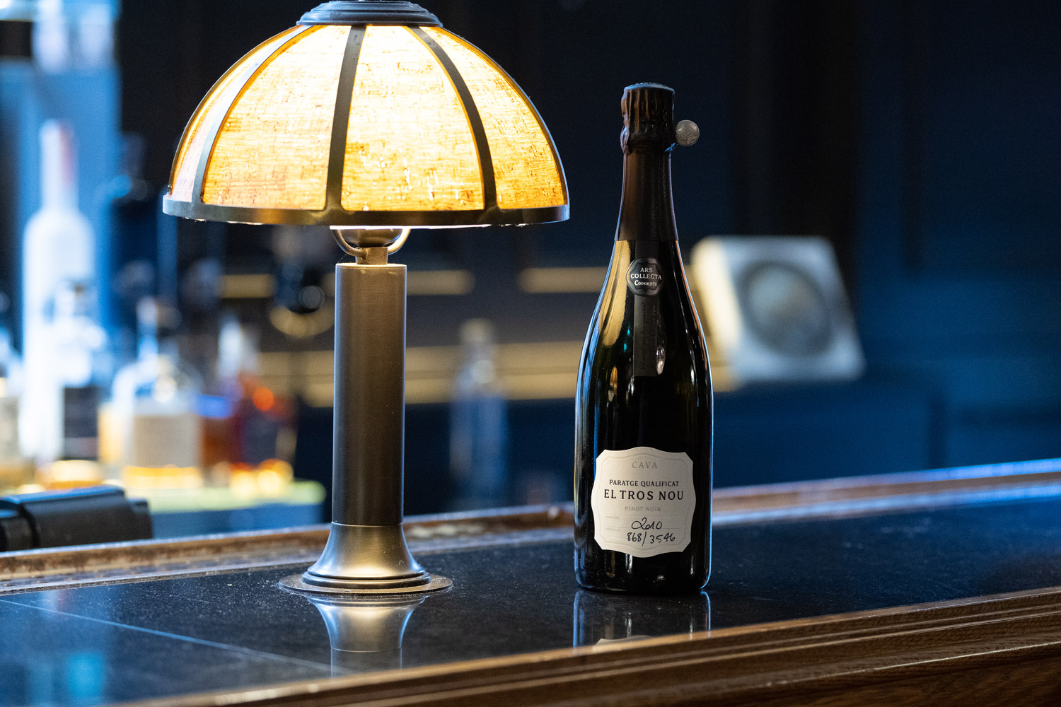 A bottle of Codorníu