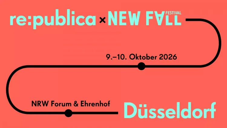 9. und 10. Oktober ist wieder re:publica in Düsseldorf