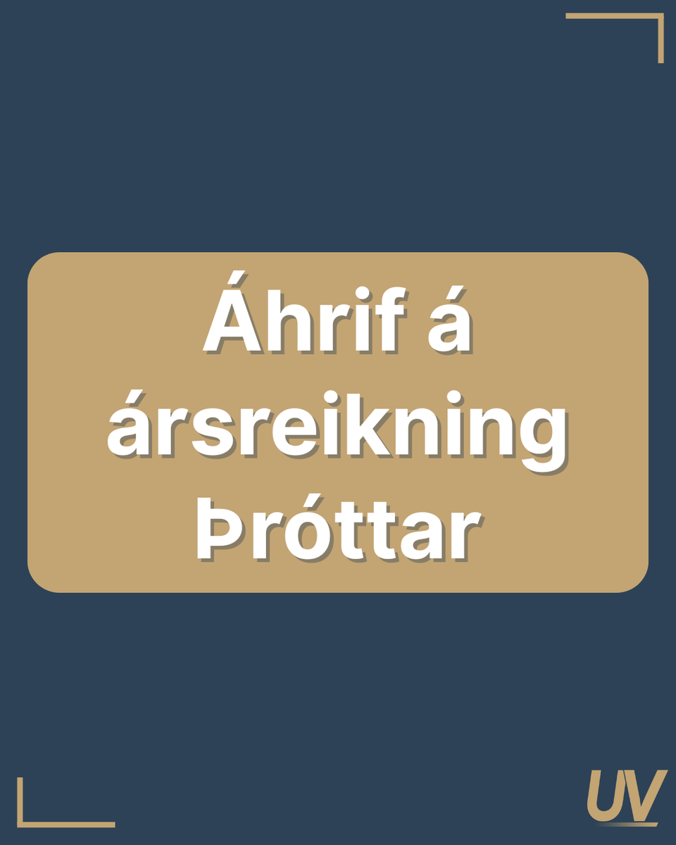 Áhrif á ársreikning Þróttar