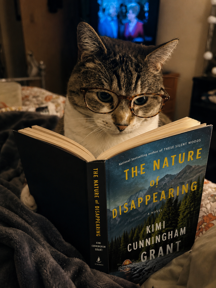 The Literary Adventures of Amber and Eleanor the Cat “The Nature of Disappearing,” By Kimi Cunningham Grant