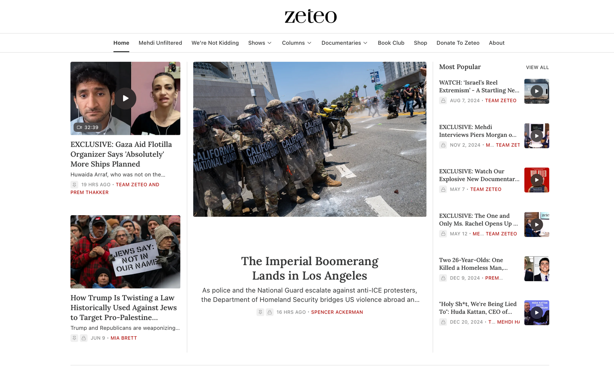 The Imperial Boomerang Lands in Los Angeles (Director's Cut)