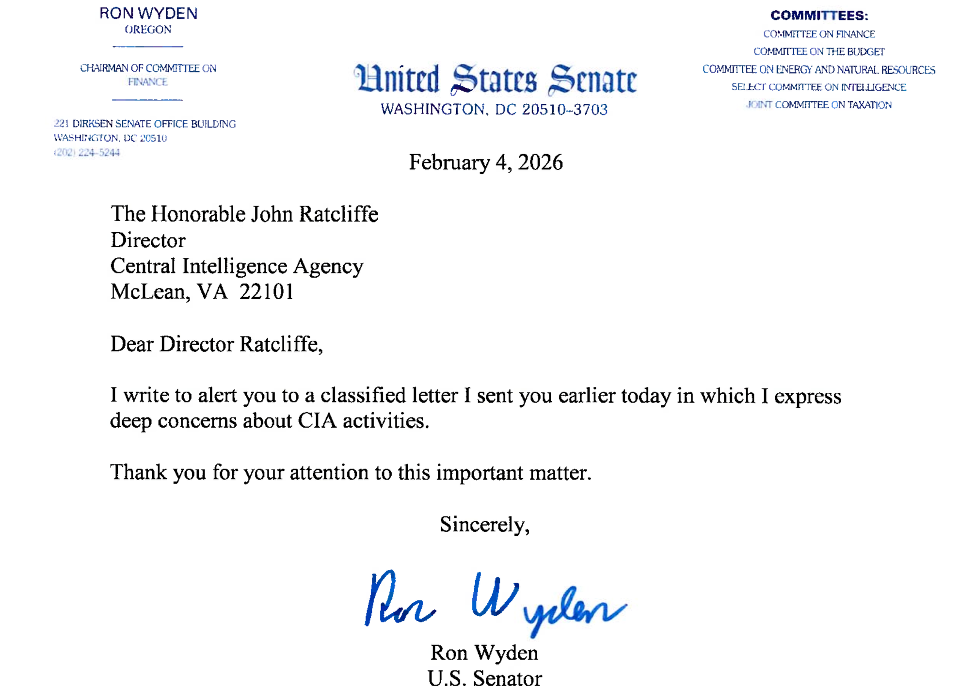 Ron Wyden Only Talks Like This When The Spies Do Something *Real* Bad