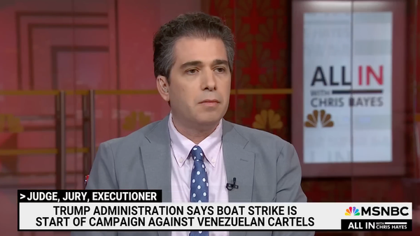 'This Was A Murder': Talking Caribbean Boat Strikes on MSNBC (VIDEO)