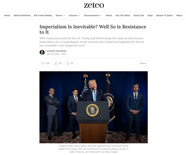 Imperialism Is Inevitable? Well, So Is Resistance to It (Director's Cut)