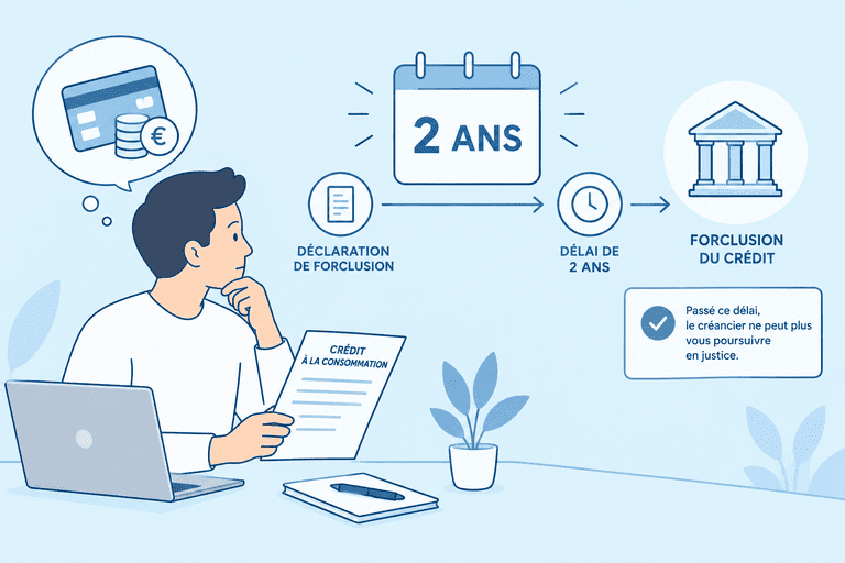 Forclusion d'un crédit à la consommation : le délai de 2 ans expliqué