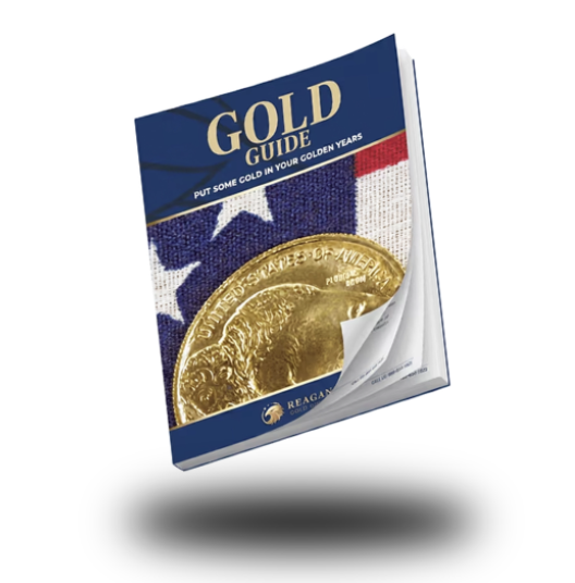 Gold guide booklet with gold coin