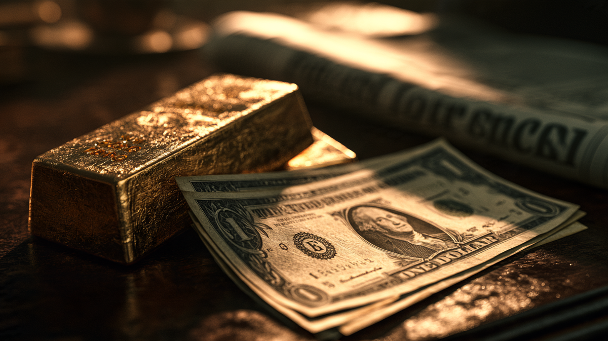 Gold hit $4,167 and the dollar hit an 18-month high on the same data