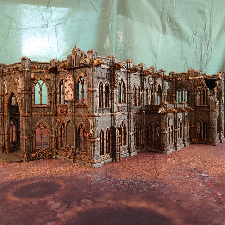 A model of a castle
Description automatically generated