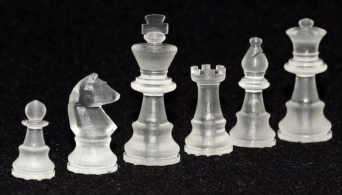 A close-up of a chess set
Description automatically generated