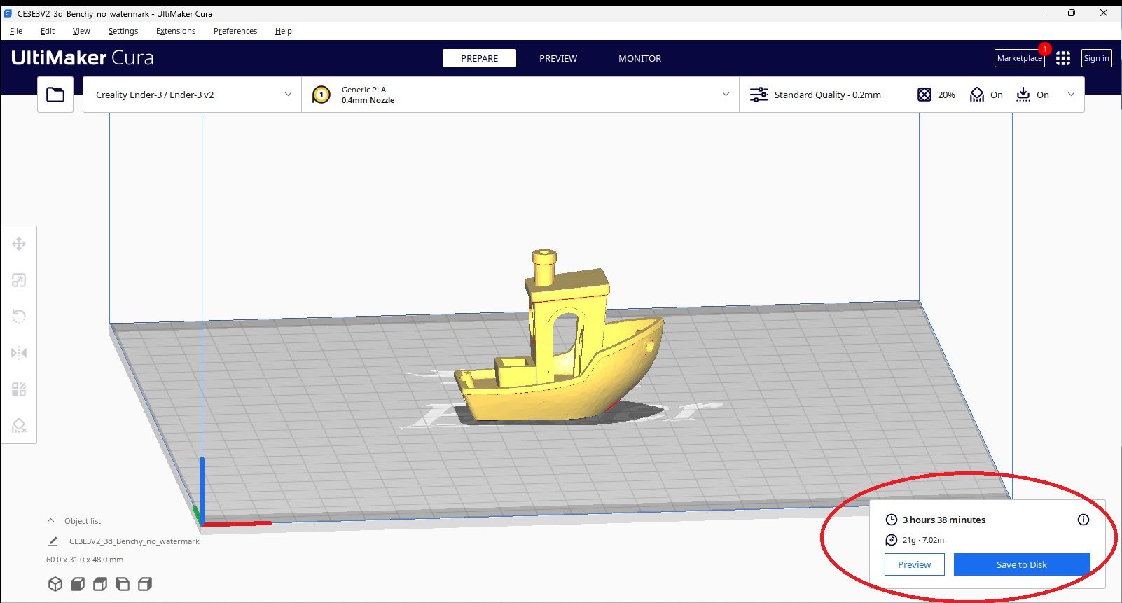 A yellow boat on a grey surface

Description automatically generated