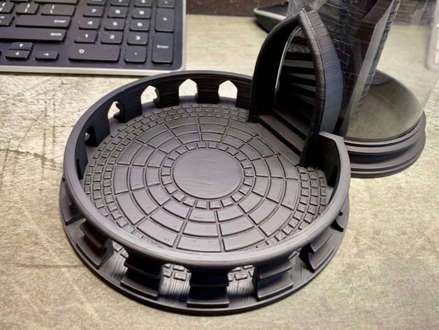 A circular object with a circular structure

Description automatically generated with medium confidence