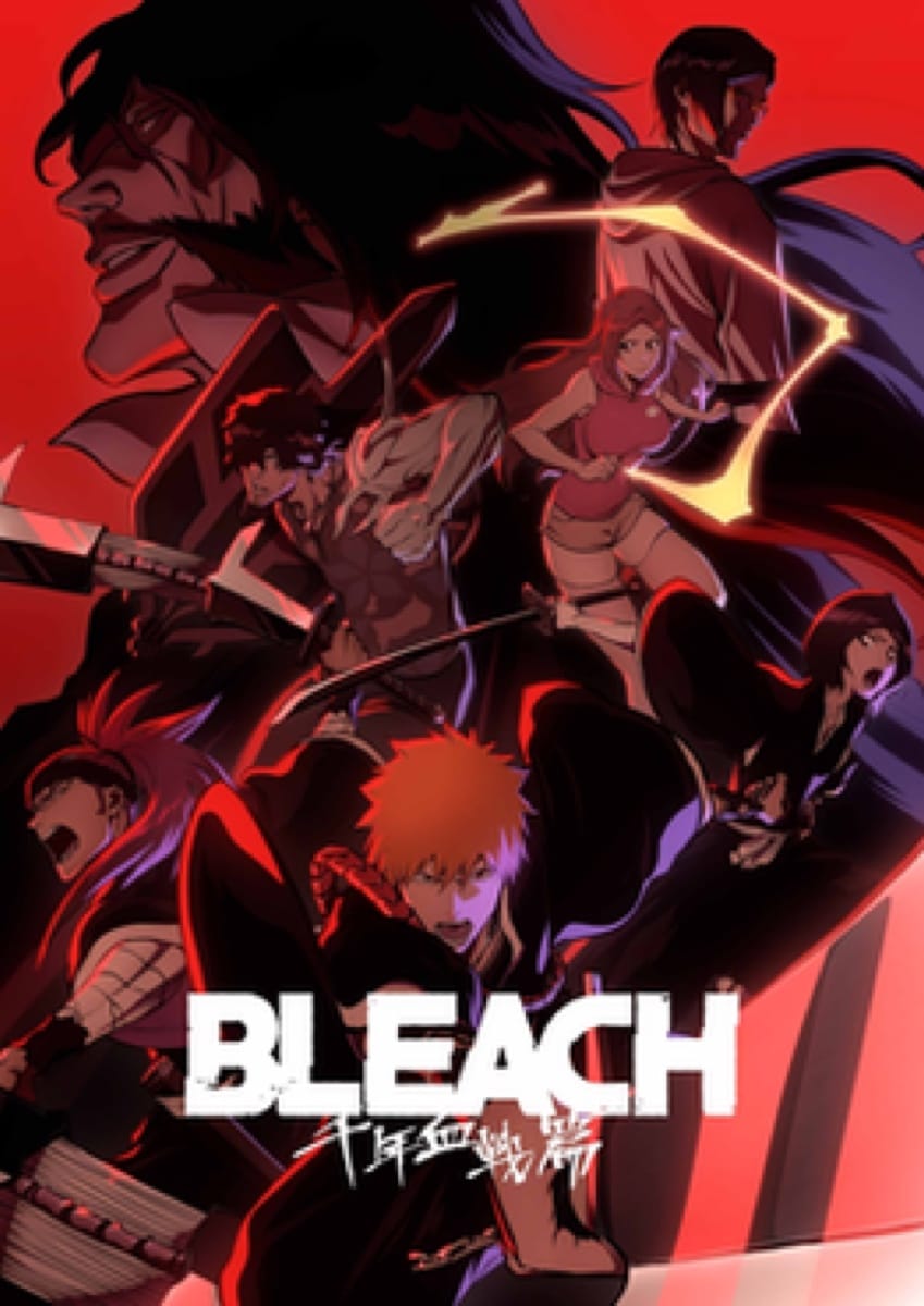 Bleach Thousand-Year Blood War official key visual featuring Ichigo and the Quincy invasion