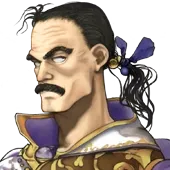 Final Fantasy VI Pixel Remaster menu portrait of Cyan