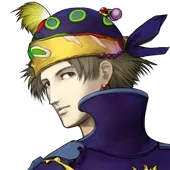 Final Fantasy VI Pixel Remaster menu portrait of Locke