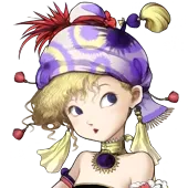 Final Fantasy VI Pixel Remaster menu portrait of Relm