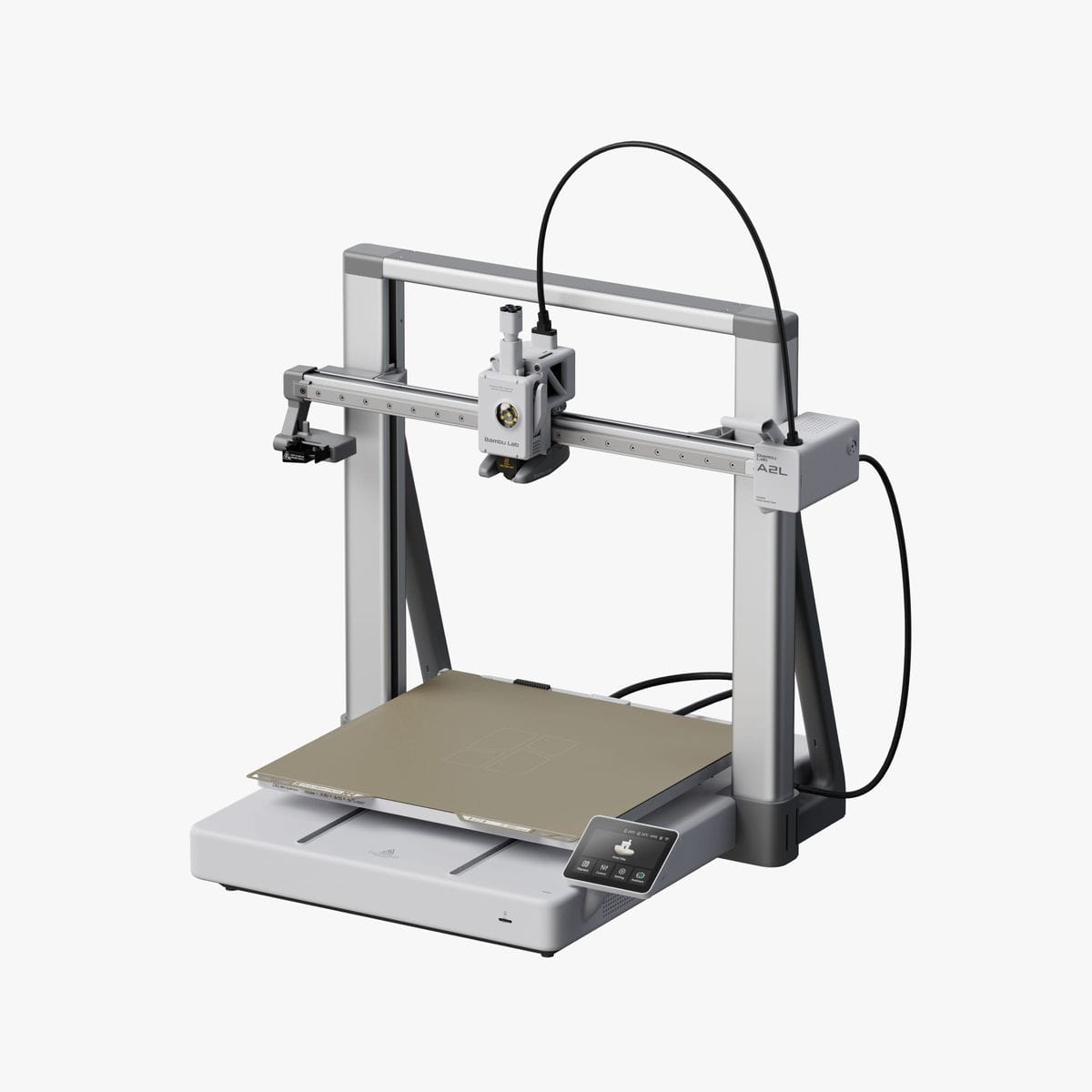 Bambu Lab A2L with textured PEI build plate, product view