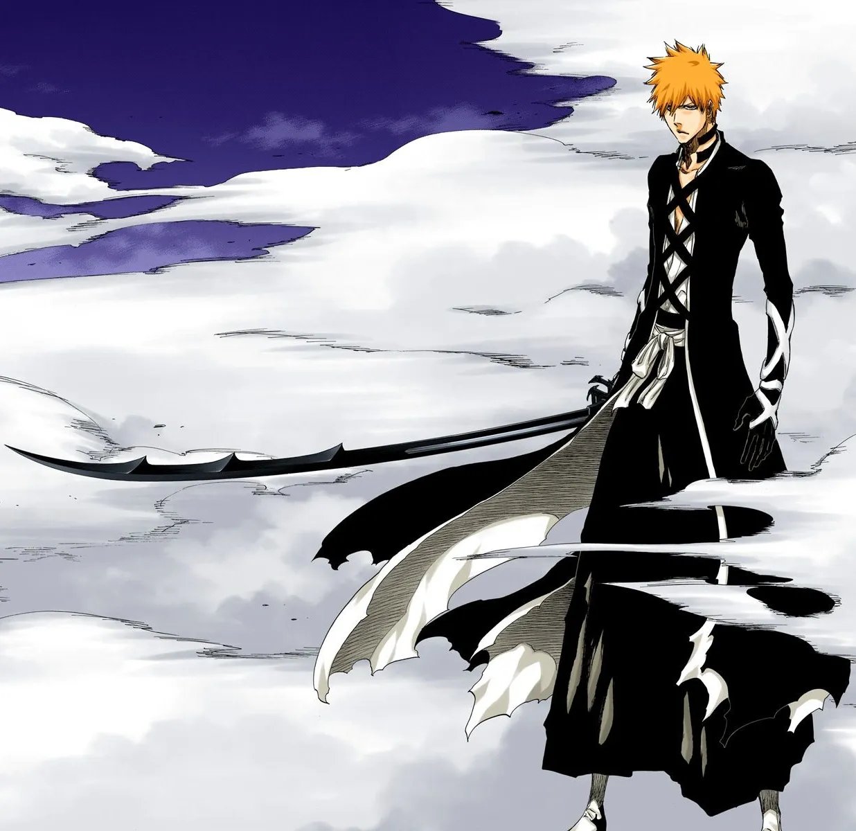 Tensa Zangetsu — Ichigo's bankai, the black katana from Bleach TYBW