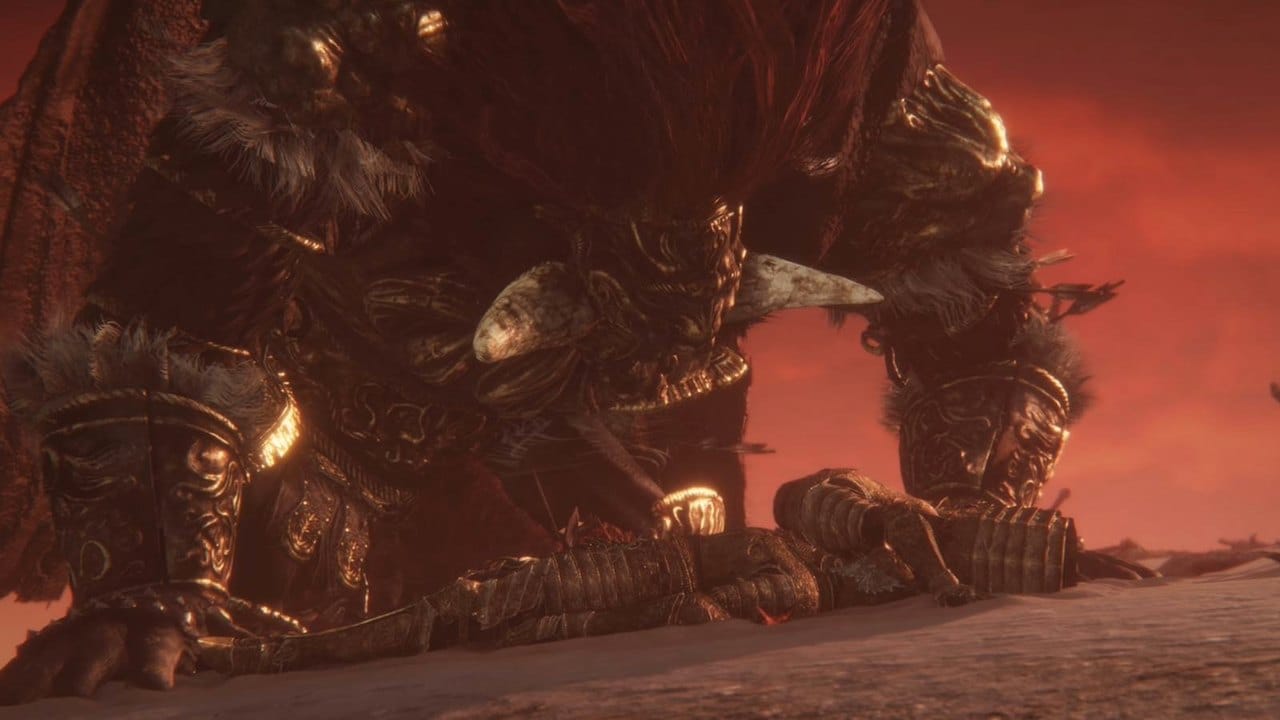 Starscourge Radahn boss fight in Elden Ring