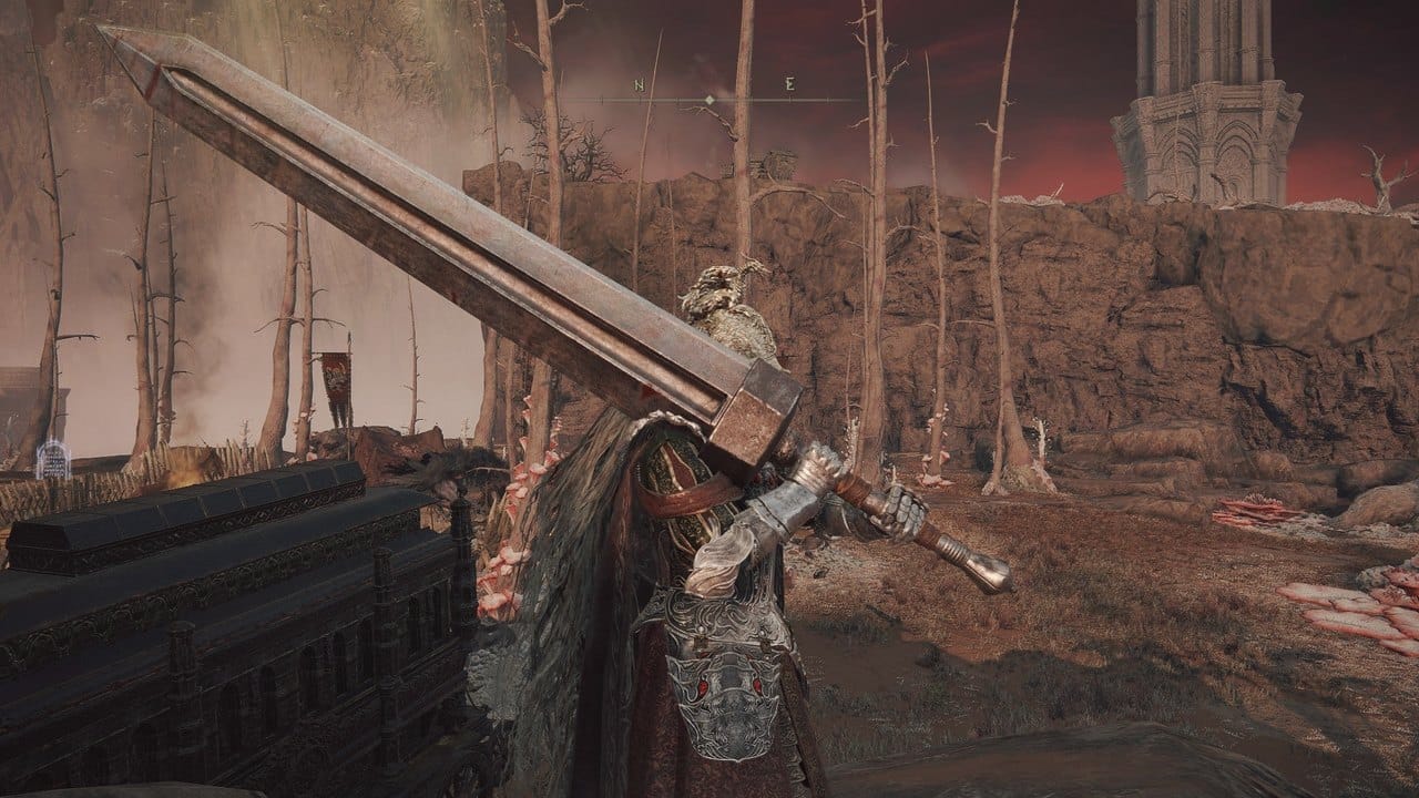 A colossal greatsword strength build in Elden Ring
