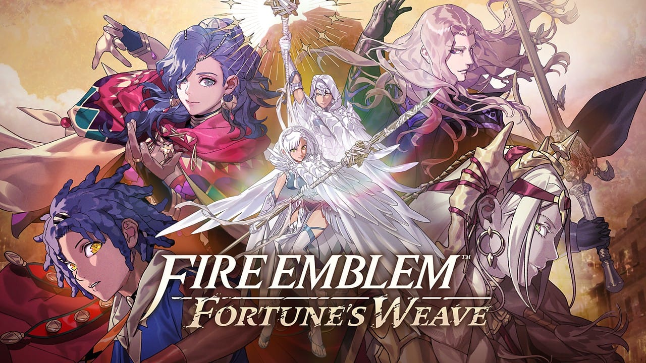 Official key art for Fire Emblem: Fortune's Weave, launching September 17 2026 on Nintendo Switch 2