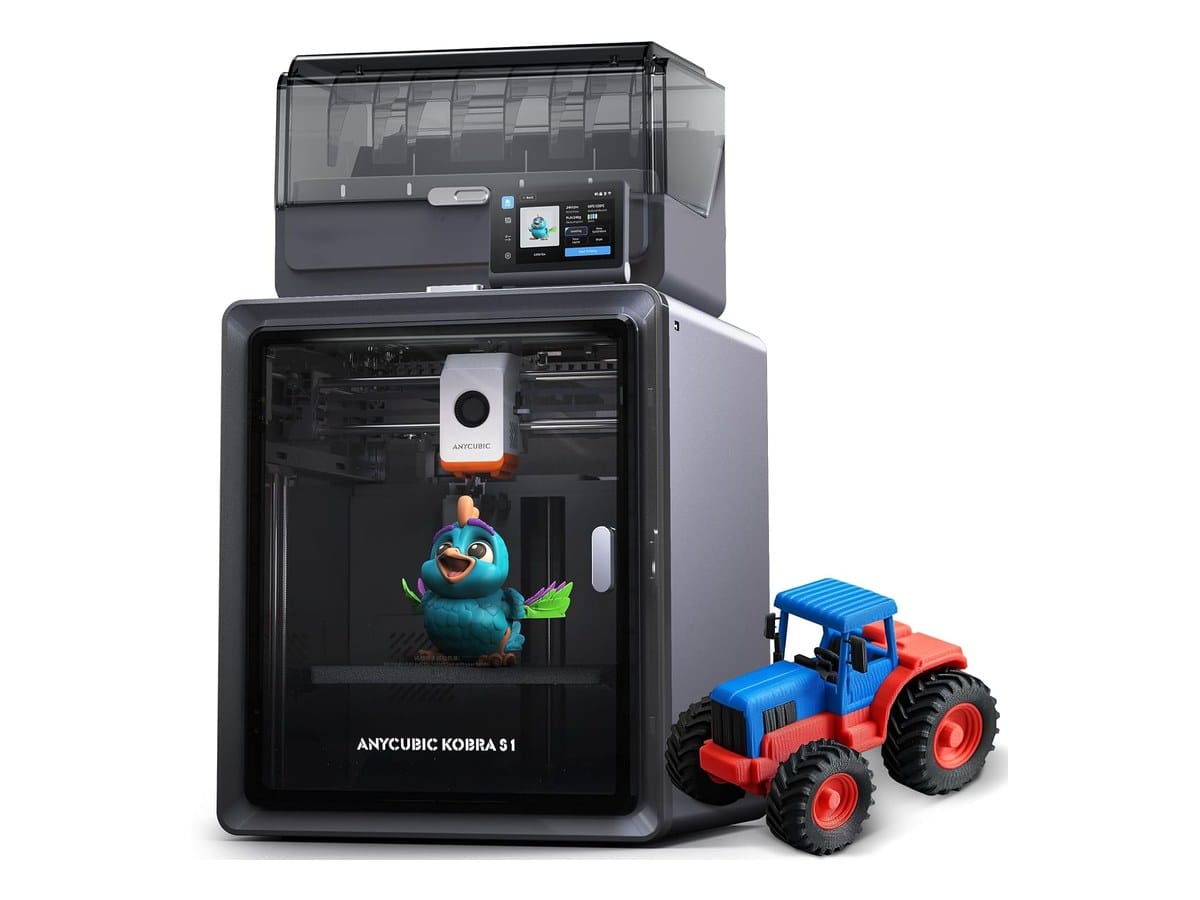 Anycubic Kobra S1 Combo enclosed multicolor 3D printer with ACE Pro