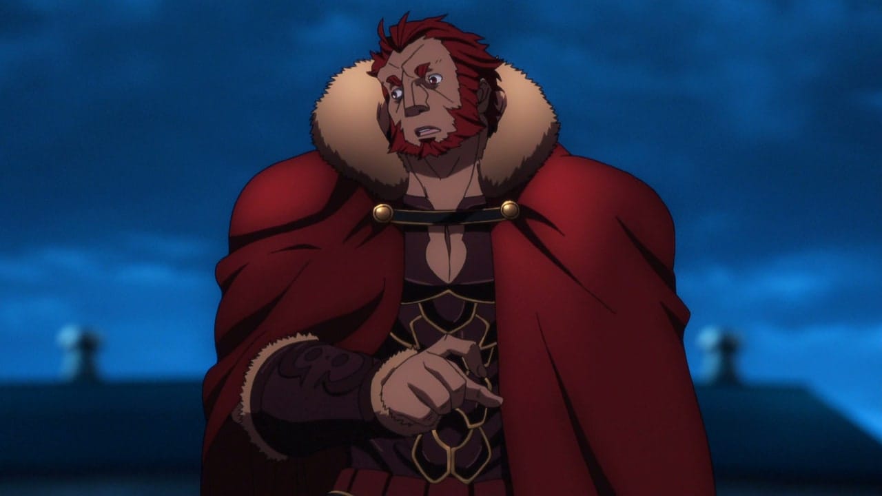 Iskandar, the Rider-class Servant, in Fate/Zero
