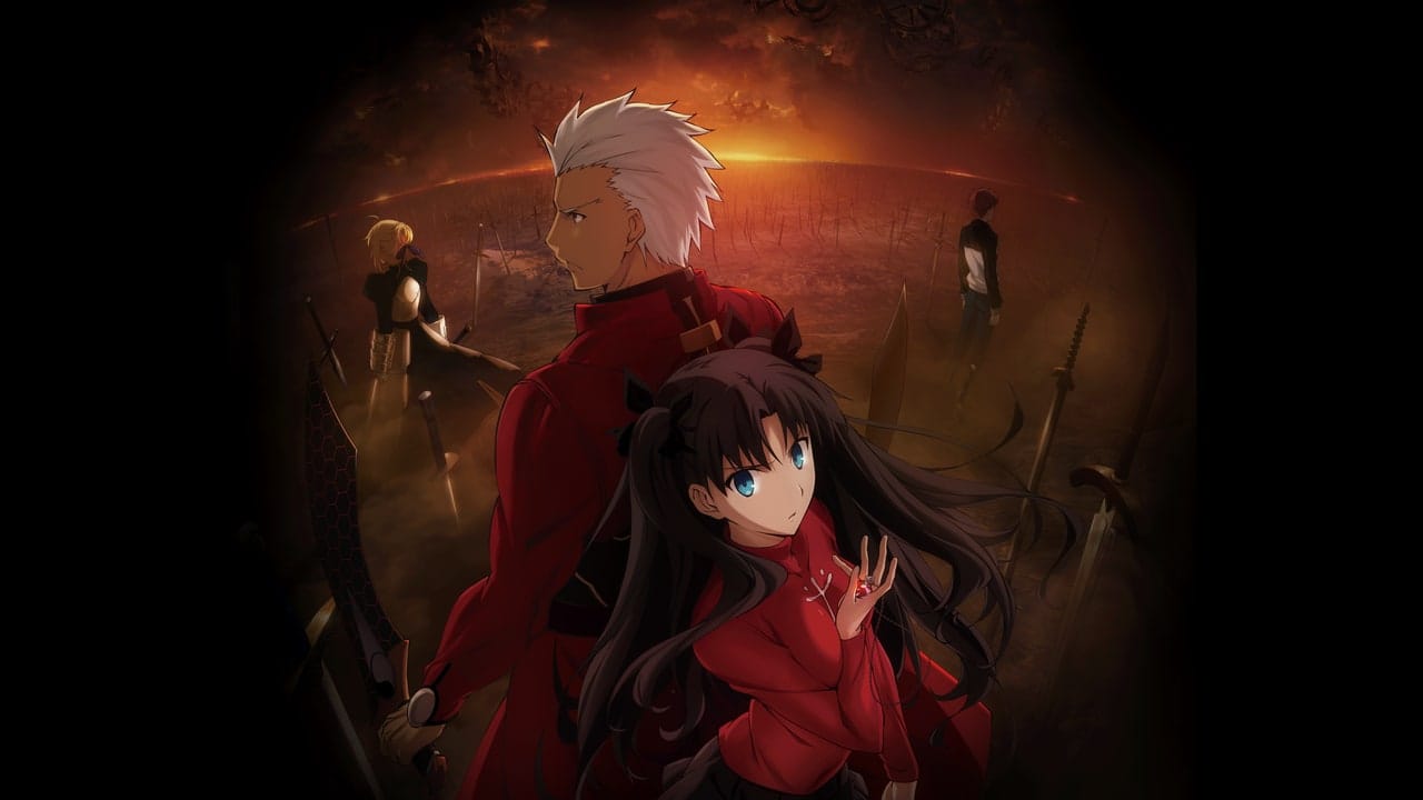 Archer and Rin Tohsaka in Fate/stay night Unlimited Blade Works