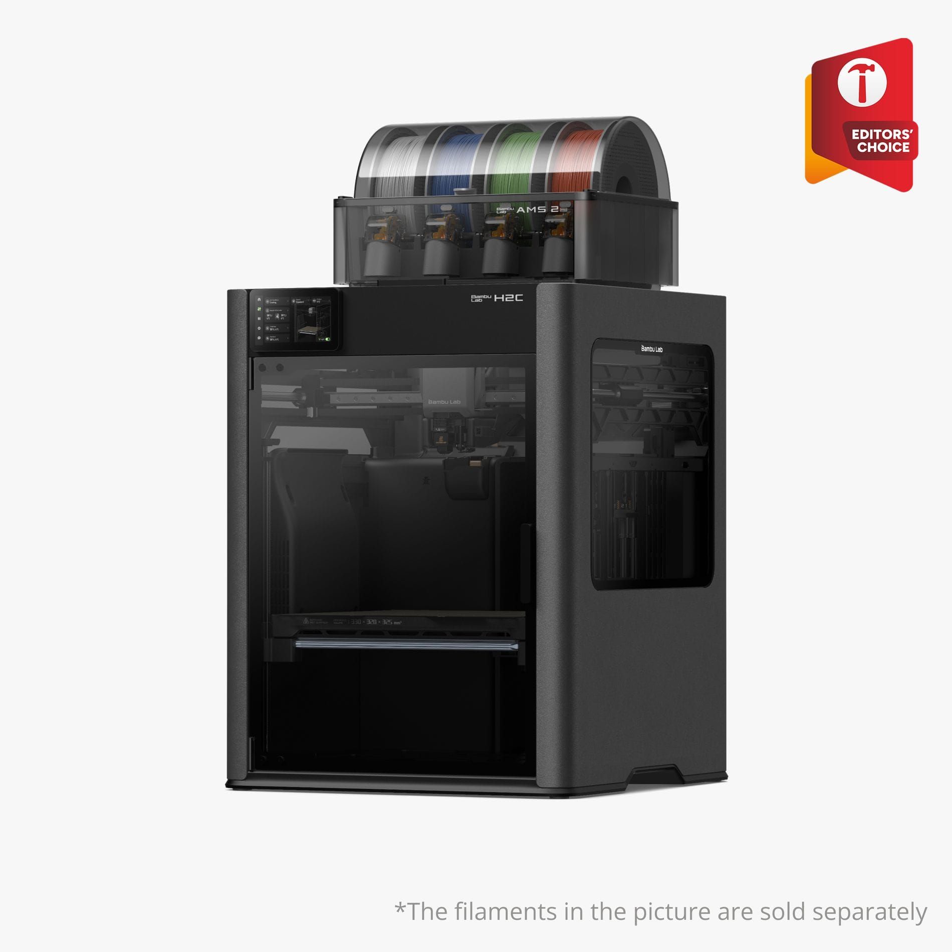 Bambu Lab H2C 3D printer hero shot
