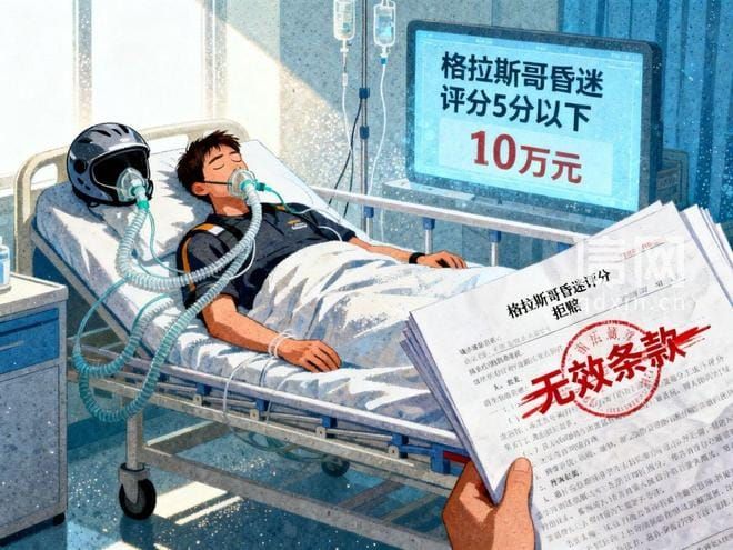 人都进了ICU上了呼吸机，阳光人寿以病历缺少昏迷评分拒赔